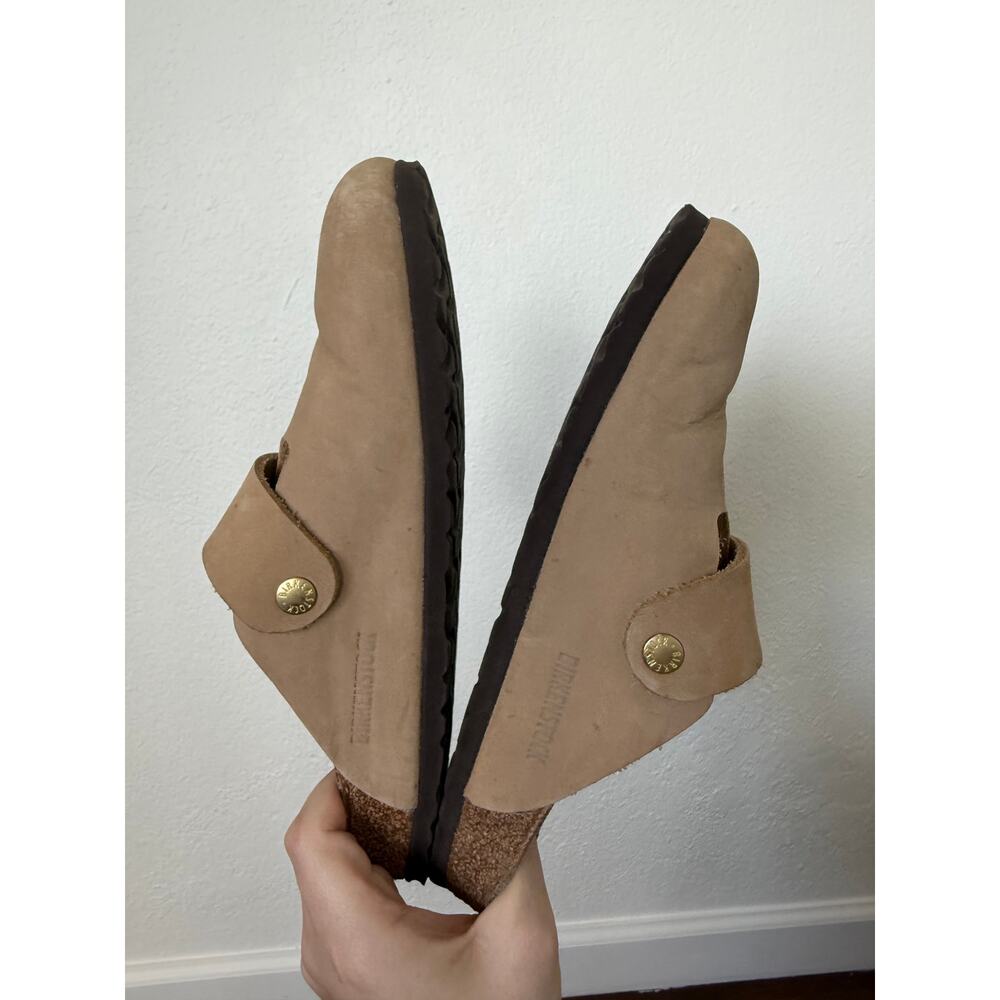 Birkenstock Boston Big Buckle Clogs Sandcastle EU40 US9.5 Casual Preppy Minimal - Picture 6 of 8